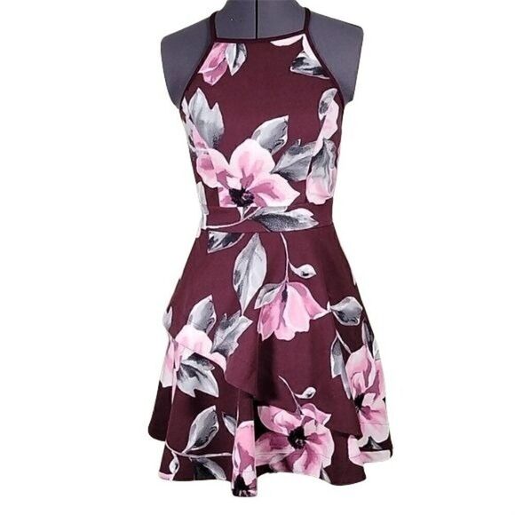 Speechless Halter A-line Mini Party Dress Sz 3 - Picture 1 of 13